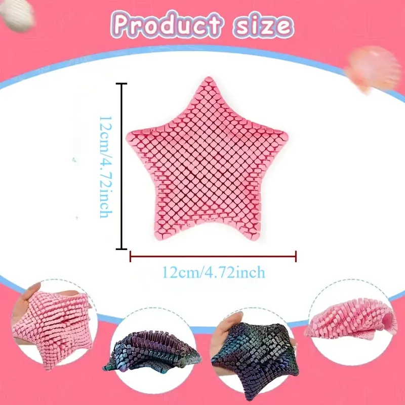 🎁The Best Christmas Gift🔥 3D printed starfish ornament