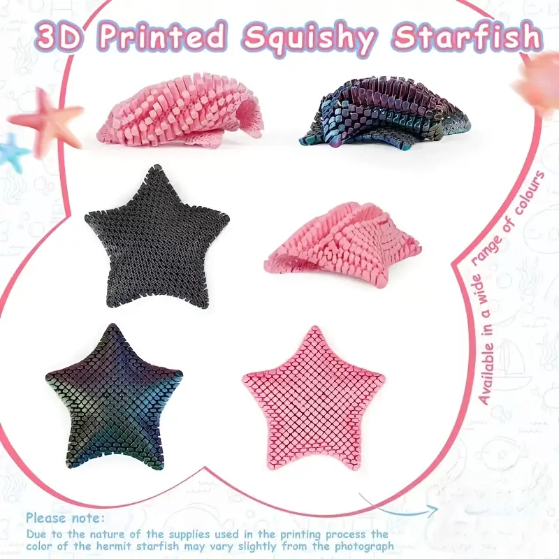 🎁The Best Christmas Gift🔥 3D printed starfish ornament