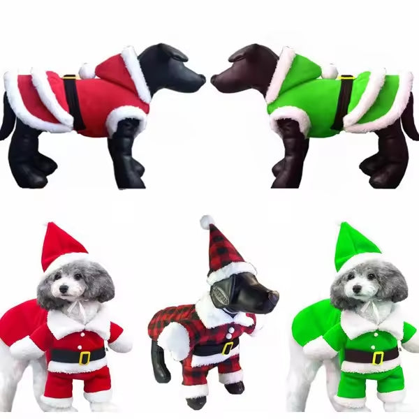 Christmas pet dog cosplay costume