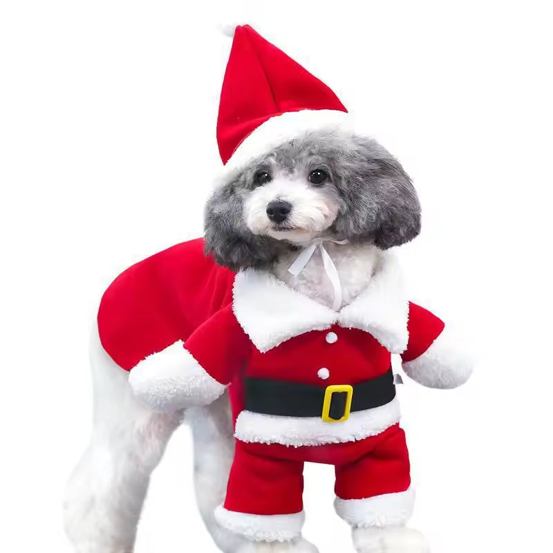 Christmas pet dog cosplay costume