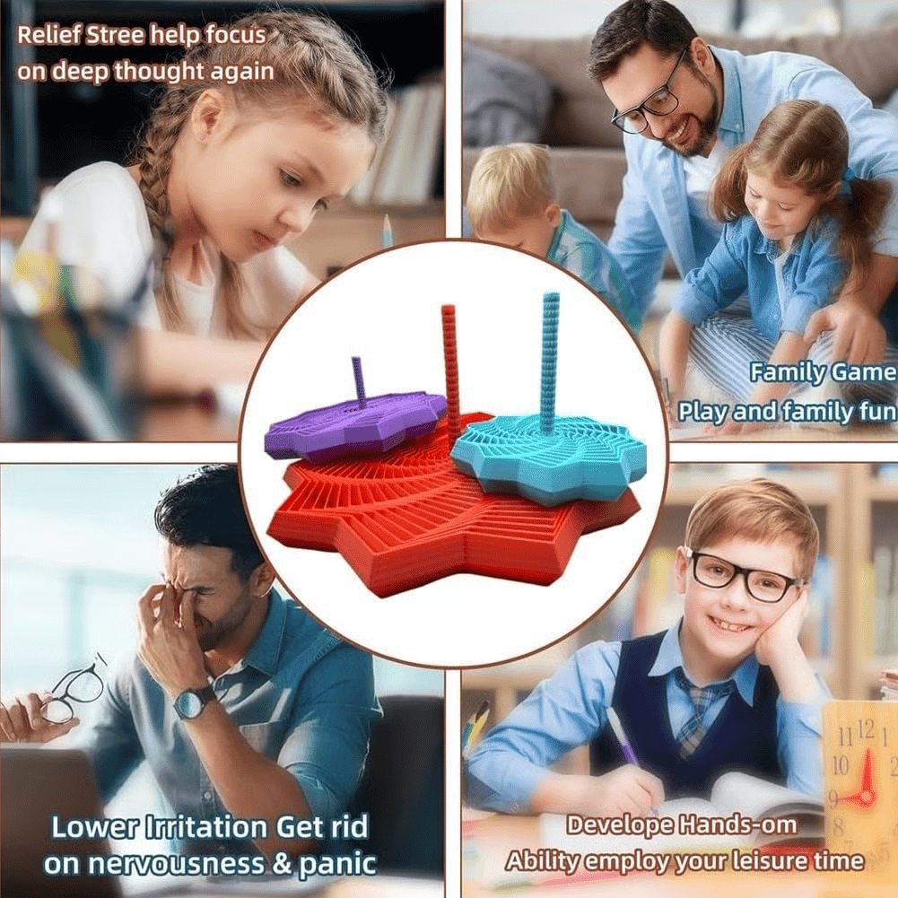 🔥🔥3D Printed Expanded Sensory Fidget Star