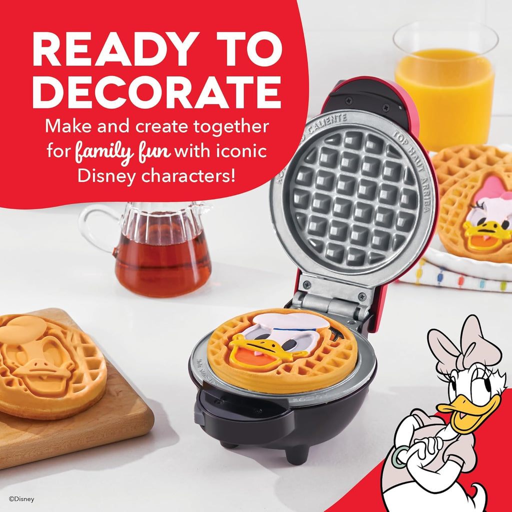 DASH Multimaker Mini System Two 4” Nonstick Removable Waffle Plates Set (Snowman & Tree) - 2Pc Plate Pack for Waffle Iron & Griddle, Compatible with Dash MultiMaker Mini System, Nonstick Surface