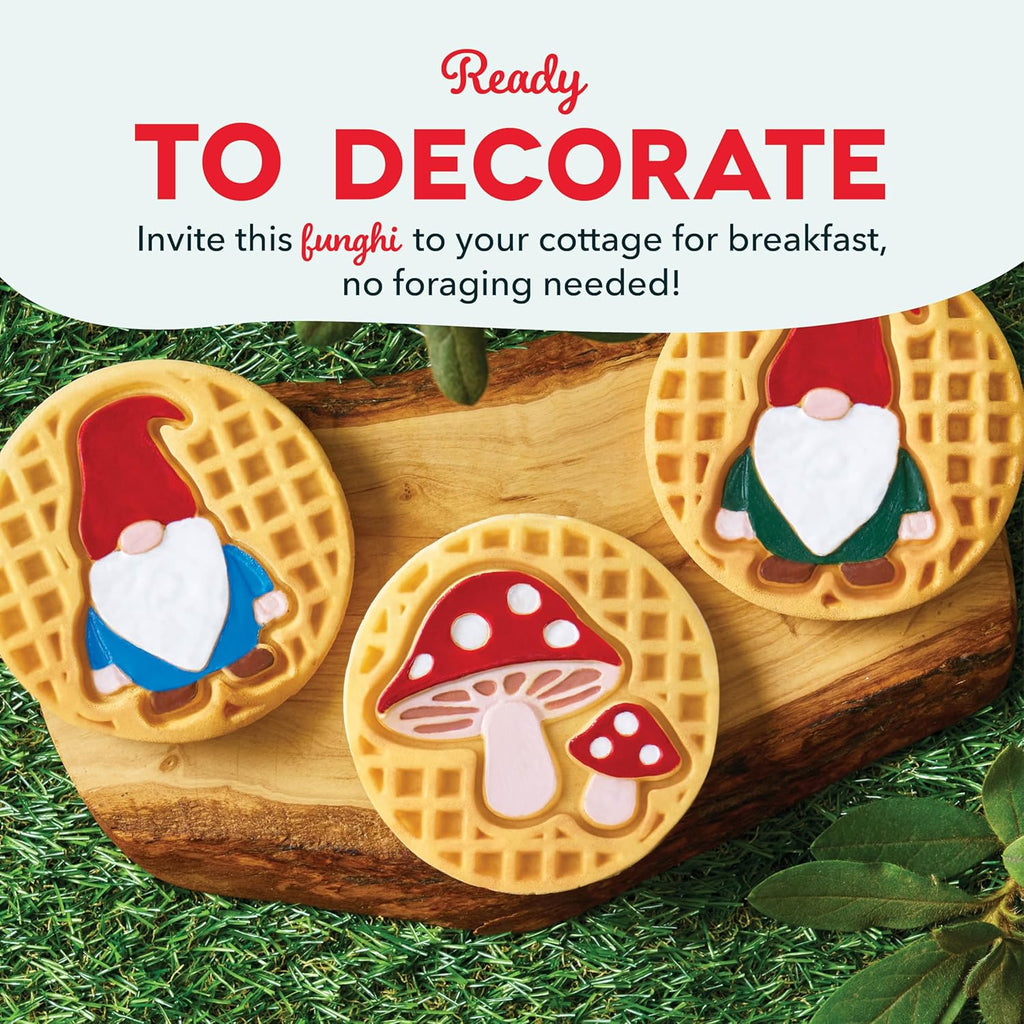 DASH Multimaker Mini System Two 4” Nonstick Removable Waffle Plates Set (Snowman & Tree) - 2Pc Plate Pack for Waffle Iron & Griddle, Compatible with Dash MultiMaker Mini System, Nonstick Surface